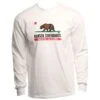 Cal Flag In White Long Sleeve -Tide And Style HS1444776151