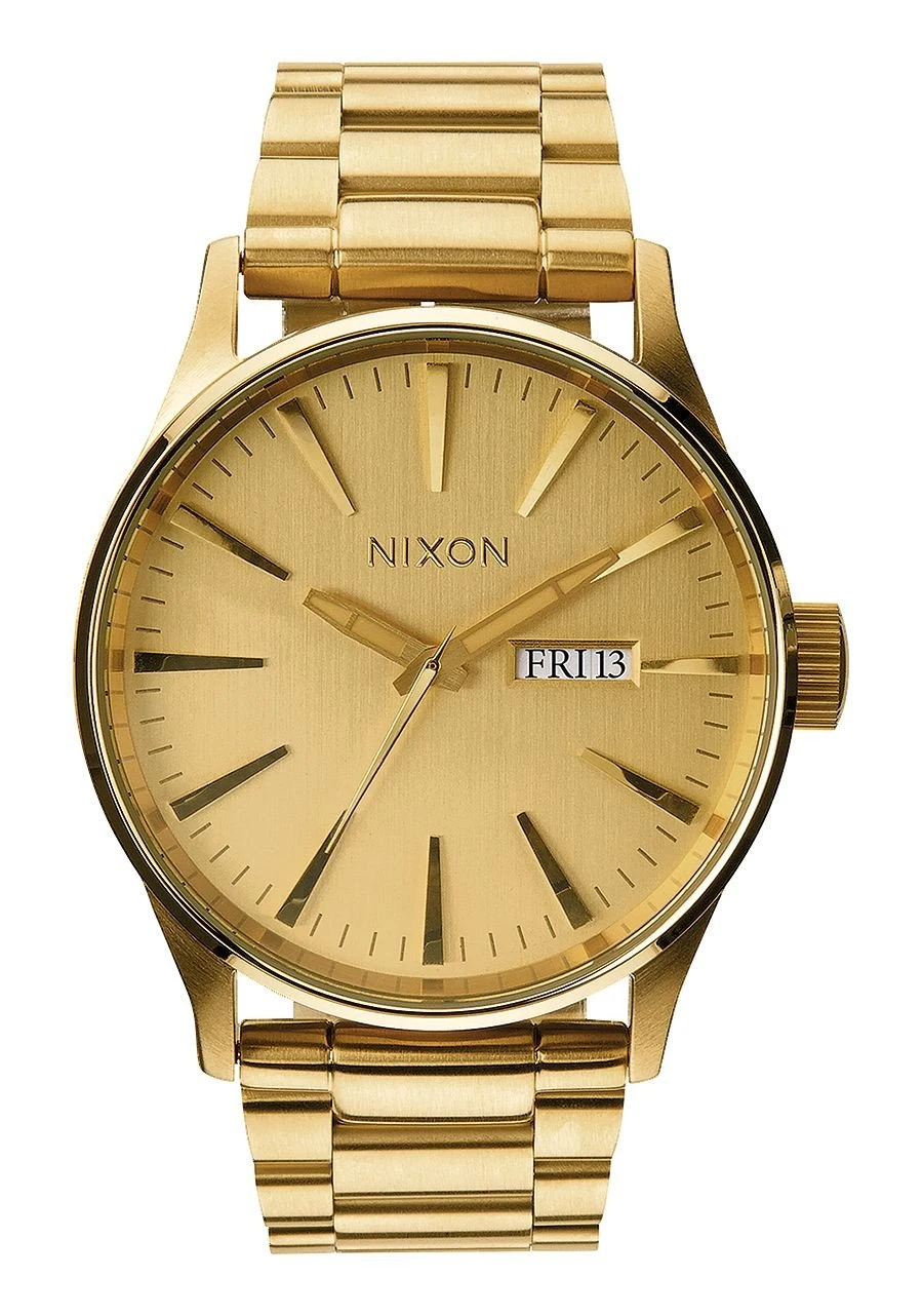NIXON Sentry SS 42mm In Gold Watch 2 NIXON Sentry SS 42mm In Gold Watch