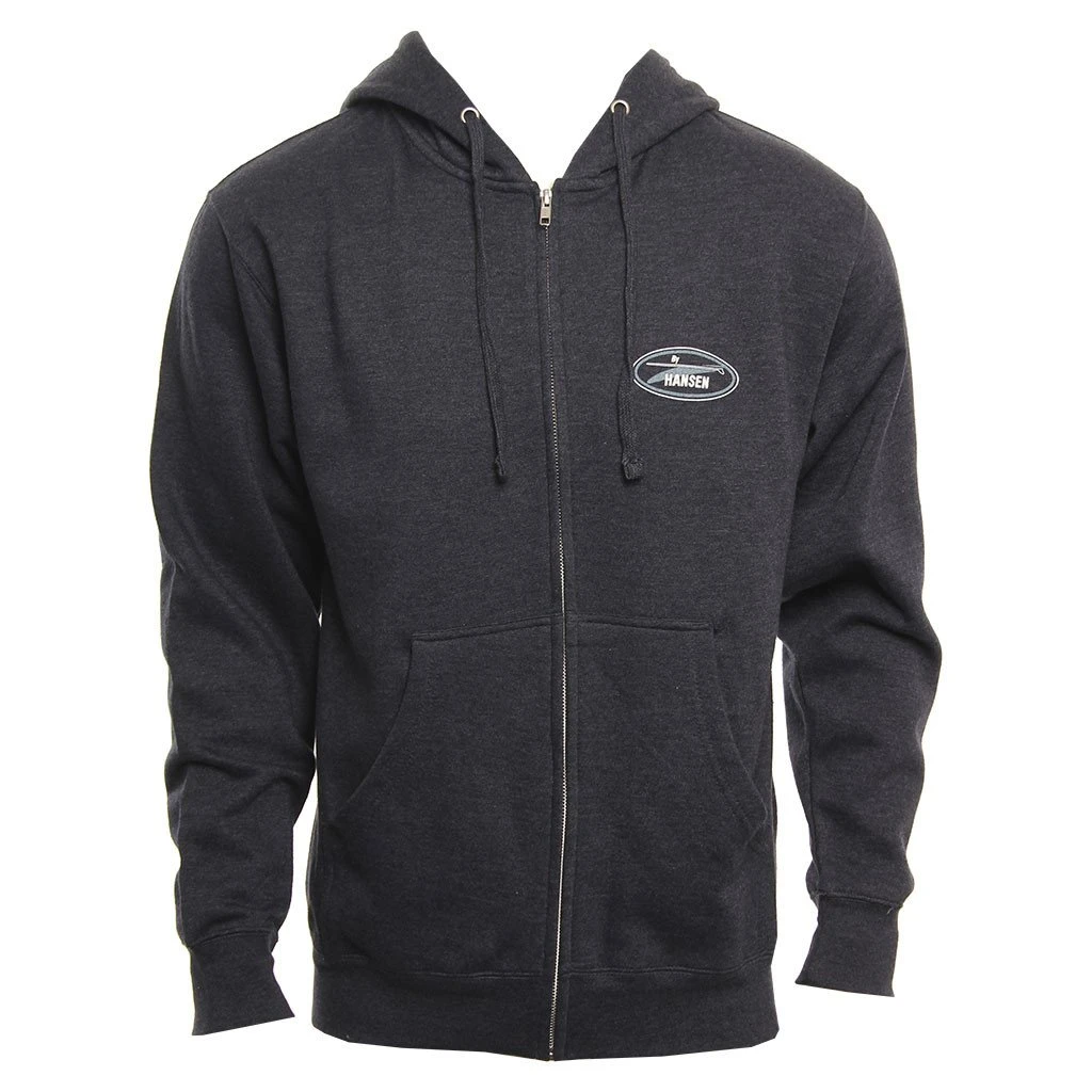 Original Logo Zip In Navy Blue Heather Sweatshirt 3 Original Logo Zip In Navy Blue Heather Sweatshirt