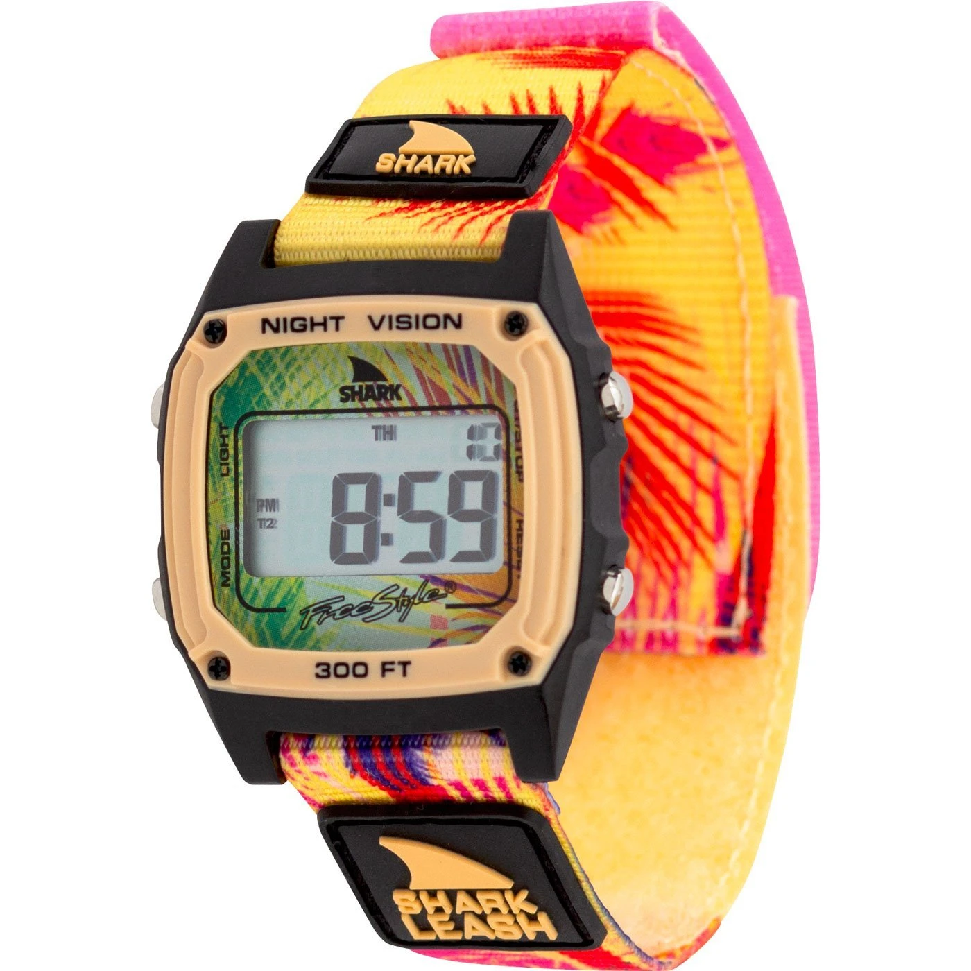 Freestyle Shark Leash Aloha Tiki Peach Watch 3 Freestyle Shark Leash Aloha Tiki Peach Watch
