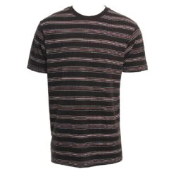 RVCA Feeder Stripe In Black Shirt
