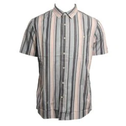 Vissla Tubos In Light Slate Woven Shirt