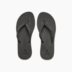 Reef Ginger In Black Sandals