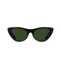 Flora In Green Sunglasses