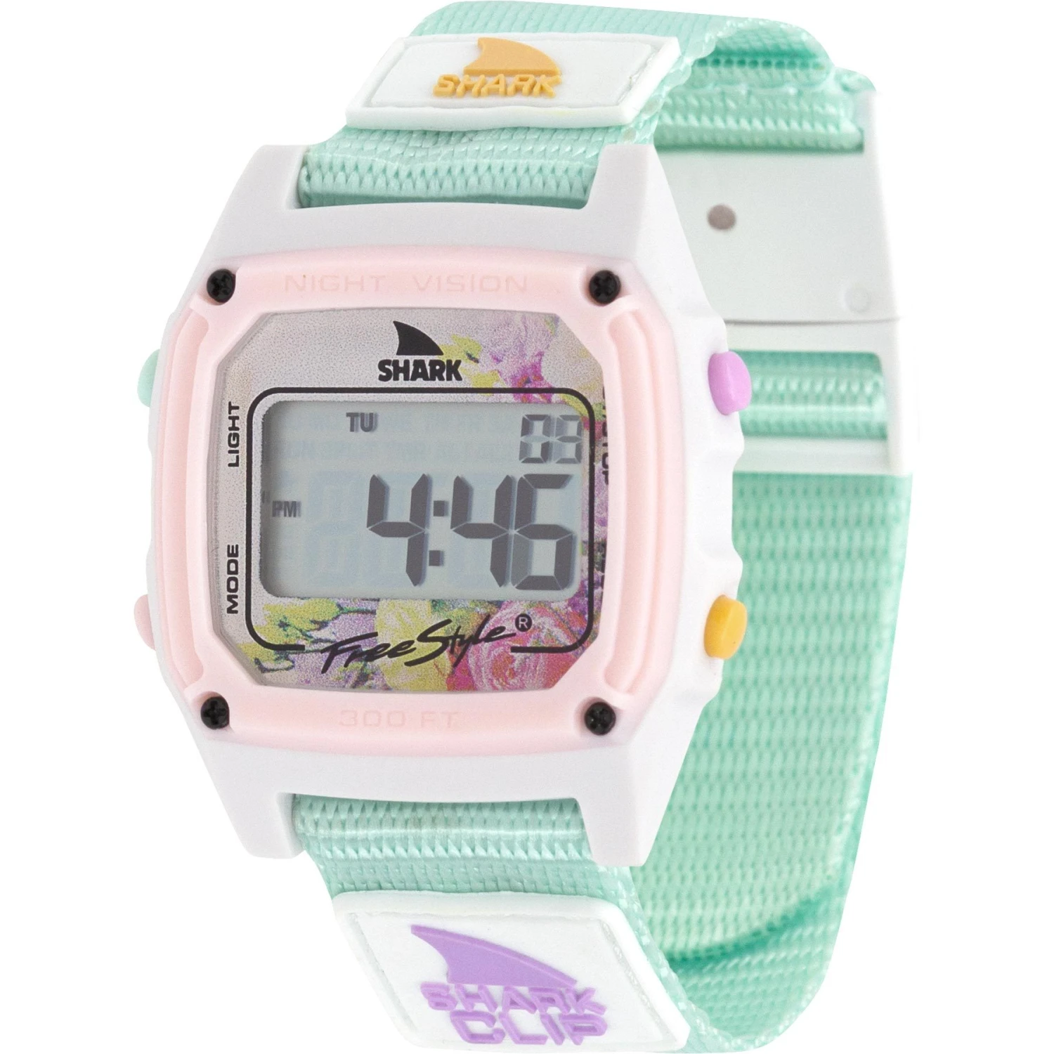 Freestyle Shark Clip Mint Blush Watch 3 Freestyle Shark Clip Mint Blush Watch