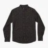 RVCA Prelude Floral In Black Woven Shirt