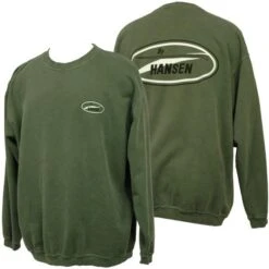 Original Logo Crew In Olive Sweatshirt