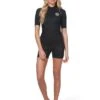 Rip Curl Wetsuit Dawn Patrol Short Sleeve Springsuit In Black Wetsuit Womens -Tide And Style HS1570839667