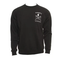 Neptune Crew In Black Sweatshirt