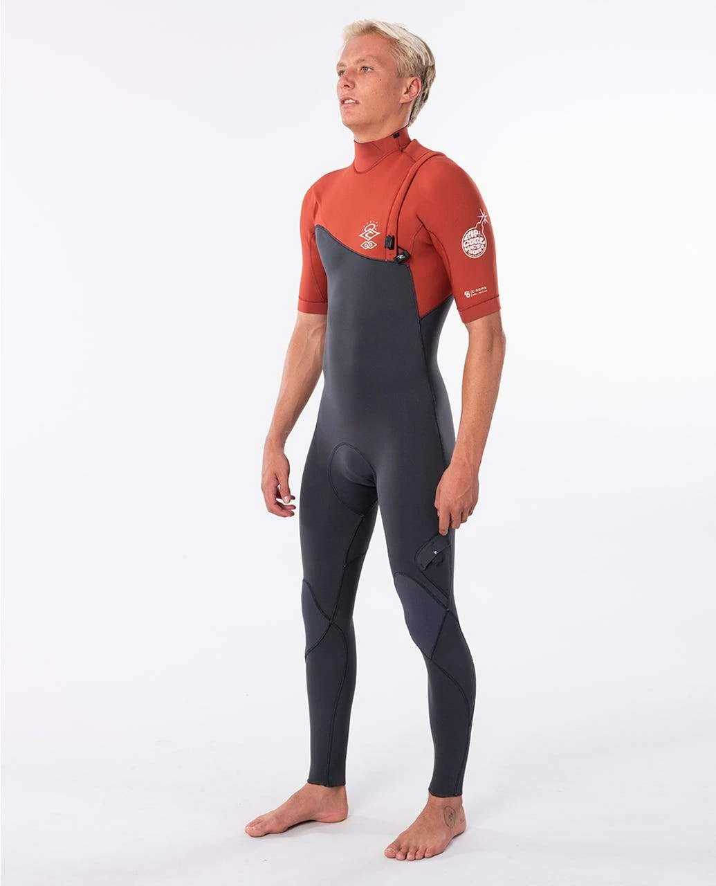 Rip Curl E-Bomb Zip Free Short Sleeve Fullsuit In Terracotta Wetsuit 3 Rip Curl E-Bomb Zip Free Short Sleeve Fullsuit In Terracotta Wetsuit