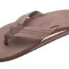Double Layer Premier Leather In Expresso Sandals