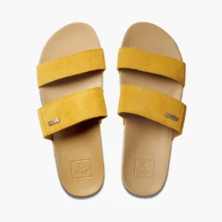 Reef Cushion Bounce Vista Suede In Mustard (Mus) Sandals