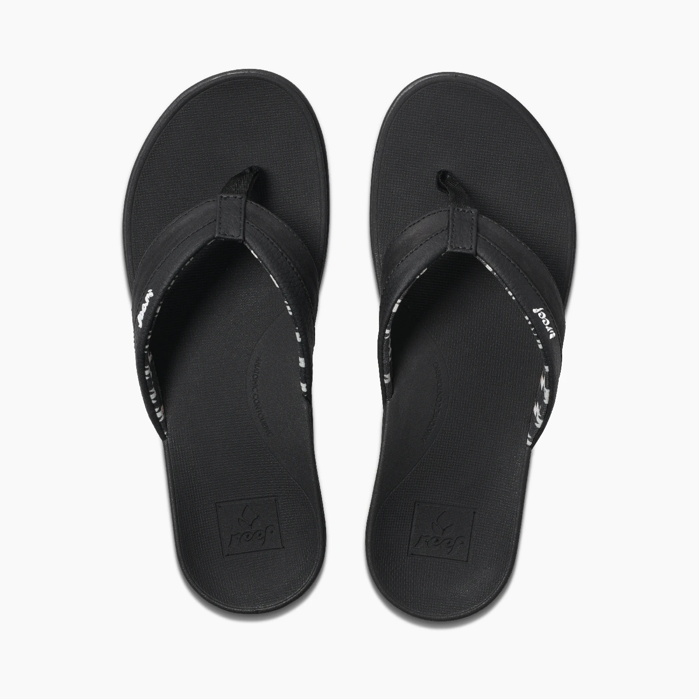 Reef Ortho Bounce Coast In Black Sandals 3 Reef Ortho Bounce Coast In Black Sandals