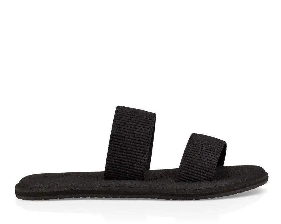 Sanuk Yoga Gora In Black Sandals 3 Sanuk Yoga Gora In Black Sandals