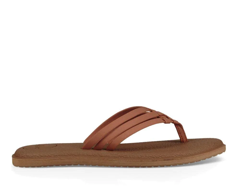 Sanuk Yoga Salty In Tan Sandals 3 Sanuk Yoga Salty In Tan Sandals