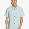 Quiksilver Kalua Kobi In Blue Woven Shirt -Tide And Style HS1592610199