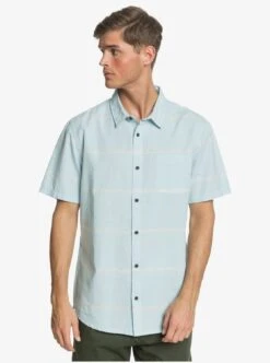 Quiksilver Kalua Kobi In Blue Woven Shirt