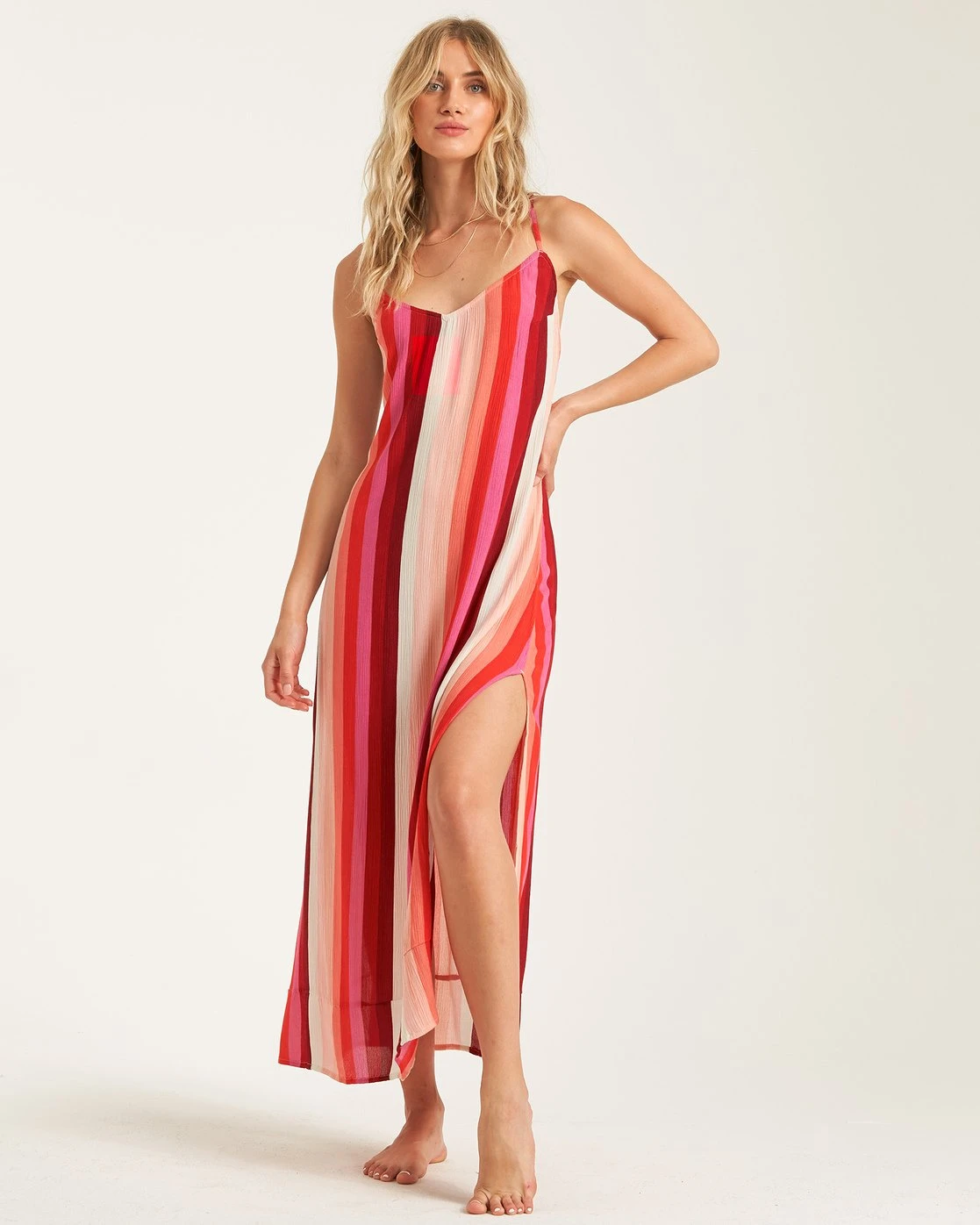 Billabong Wanna Be Around In Red Dress 3 Billabong Wanna Be Around In Red Dress