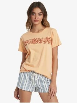 Roxy Botanical Beauty In Apricot Wash (Nge0) Shirt