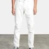 RVCA Denim Daggers In White 2 RVCA Denim Daggers In White -Tide And Style HS1598315779