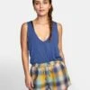 RVCA Minted In Blue Tank Top -Tide And Style HS1598373952
