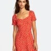 RVCA Fenced In Paprika Dress -Tide And Style HS1599173129
