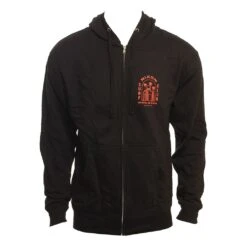 NIXON Temple Zip Hoodie In Black Sweatshirt
