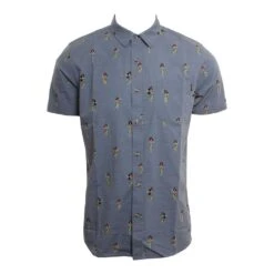 Rip Curl Ace In Blue Woven Shirt