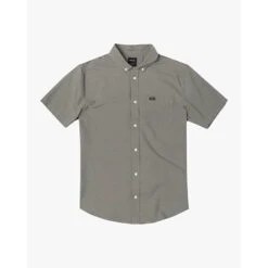 RVCA That'll Do Stretch In Aloe (Alo) Woven Shirt