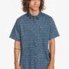 Quiksilver Soul Wave In Parisian Night Soulwave (Byp6) Woven Shirt -Tide And Style HS1603398989