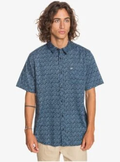 Quiksilver Soul Wave In Parisian Night Soulwave (Byp6) Woven Shirt