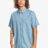 Quiksilver Desert Bush In Blue Woven Shirt -Tide And Style HS1603399450