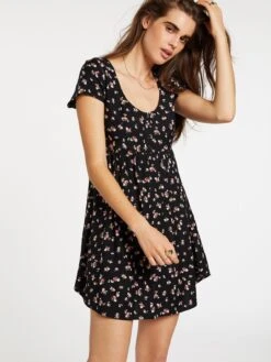 Volcom Basic Beach In Multi Dress