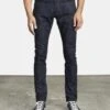 RVCA Denim Rockers Skinny Fit In Dark Indigo (Dki) 2 RVCA Denim Rockers Skinny Fit In Dark Indigo (Dki) -Tide And Style HS1604709236