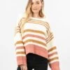 Rip Curl Road Side In Bone (Bo Sweater -Tide And Style HS1604711919