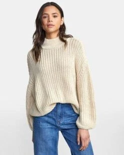 RVCA Fitz In Birch (Bir) Sweater