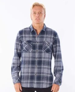 Rip Curl Hammonds Flannel In Navy Blue (Nv Shirt