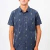 Rip Curl Hula Breach In Navy Blue Woven Shirt 2 Rip Curl Hula Breach In Navy Blue Woven Shirt -Tide And Style HS1610064802