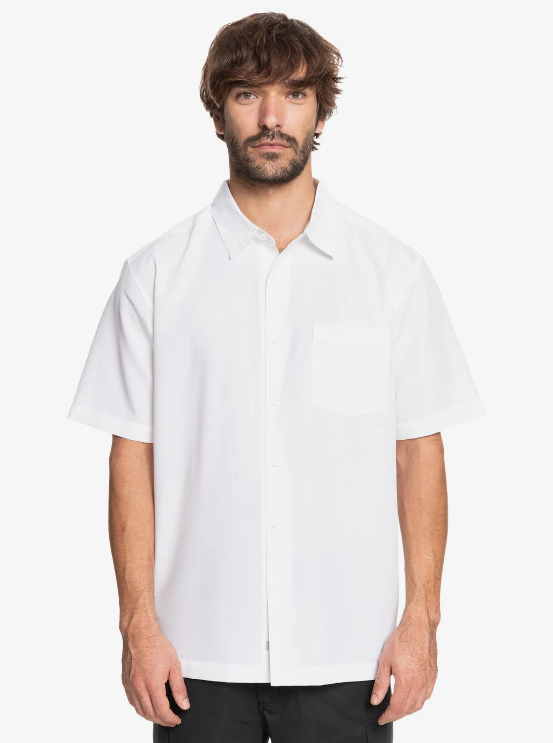 Quiksilver Centinela 4 In White Woven Shirt 3 Quiksilver Centinela 4 In White Woven Shirt