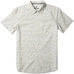 Vissla Pono Eco In Grey Woven Shirt