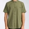 Billabong All Day Jacquard In Military (Mil) Woven Shirt -Tide And Style HS1610669608