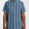 Billabong Sundays Jacquard In Navy Blue (Nvy) Woven Shirt -Tide And Style HS1610673960