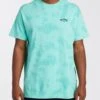 Billabong Arch Wave Tie Dye In Light Aqua (Laq) Shirt -Tide And Style HS1610674518