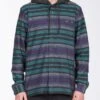 Billabong Baja Hooded Flannel In Black Shirt 2 Billabong Baja Hooded Flannel In Black Shirt -Tide And Style HS1610737238