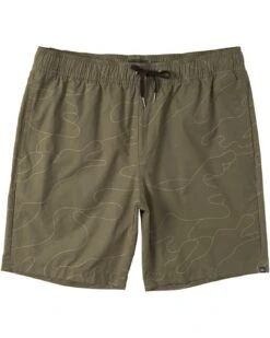 Billabong Surftrek Performance In Olive Camo (Olc) Shorts