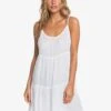 Roxy Sand Dune Beach In White Dress -Tide And Style HS1611608437