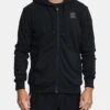 RVCA Swift Zip Up Hoodie Box In Black Sweatshirt