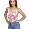 RVCA Captured Tie Dye In Multi Tank Top