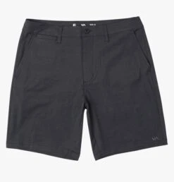 RVCA Back In Hybrid In Black Shorts