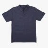 RVCA PTC Texture Stripe Polo In Blue -Tide And Style HS1611876149